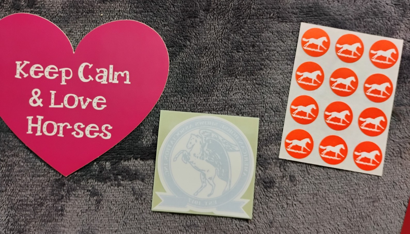 HUGE Variety Lot of Vintage Horse Stickers, Decals and Equestrian Collectibles