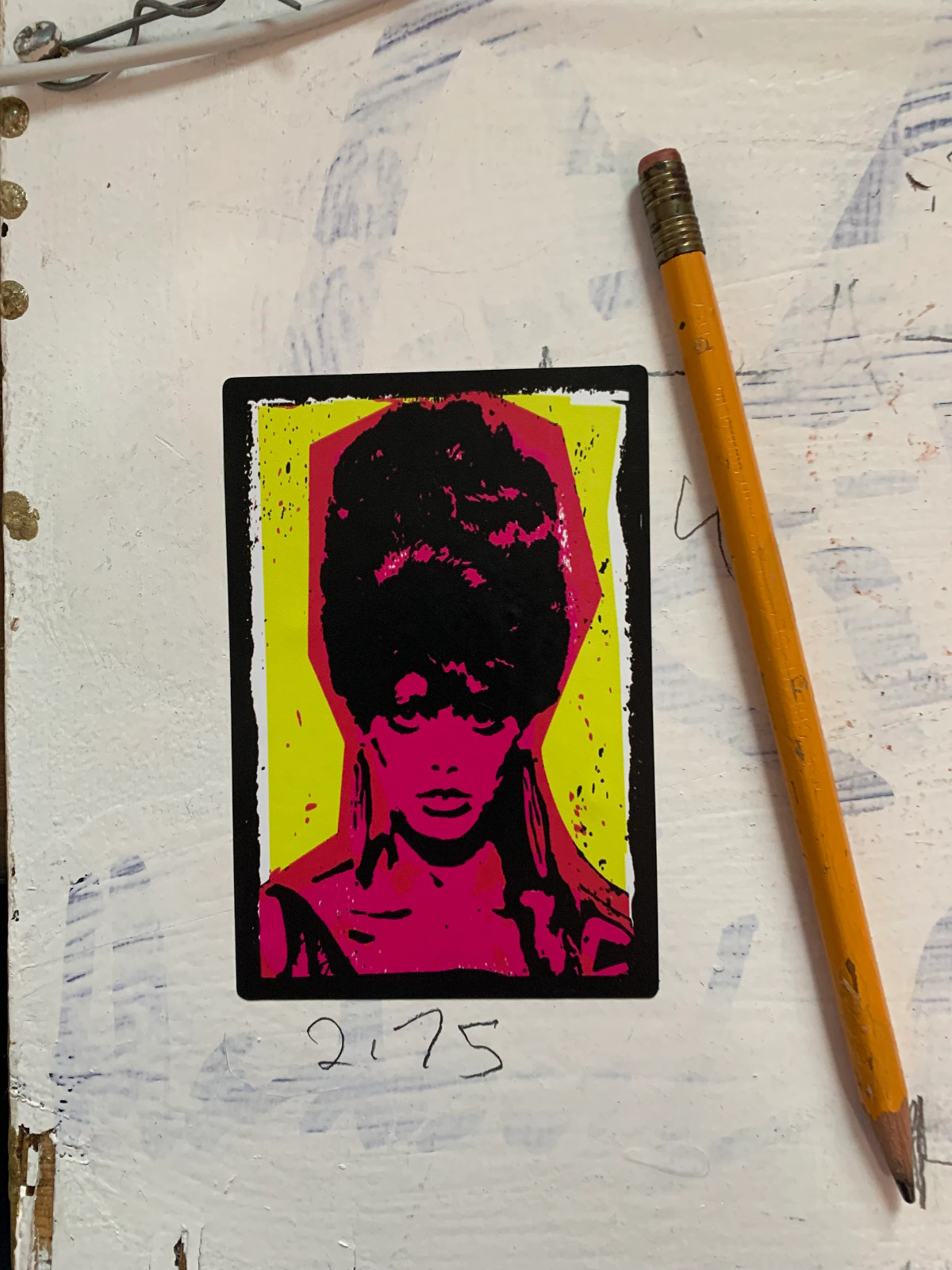 B52's sticker /Cindy wilson / new wave/ Punk Girl / lowbrow / 4inX2.75in #H