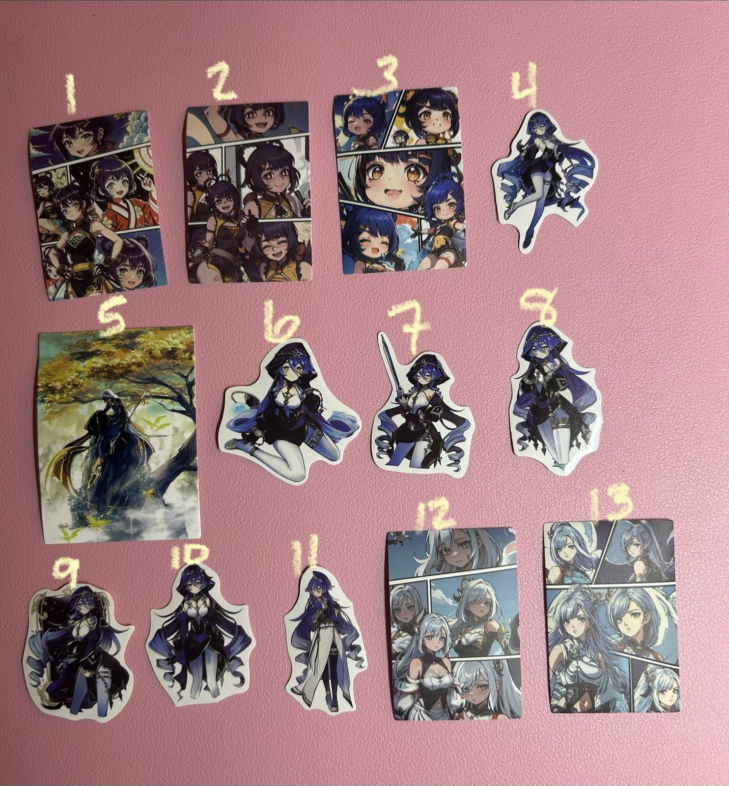 Genshin Impact Anime Stickers – 15