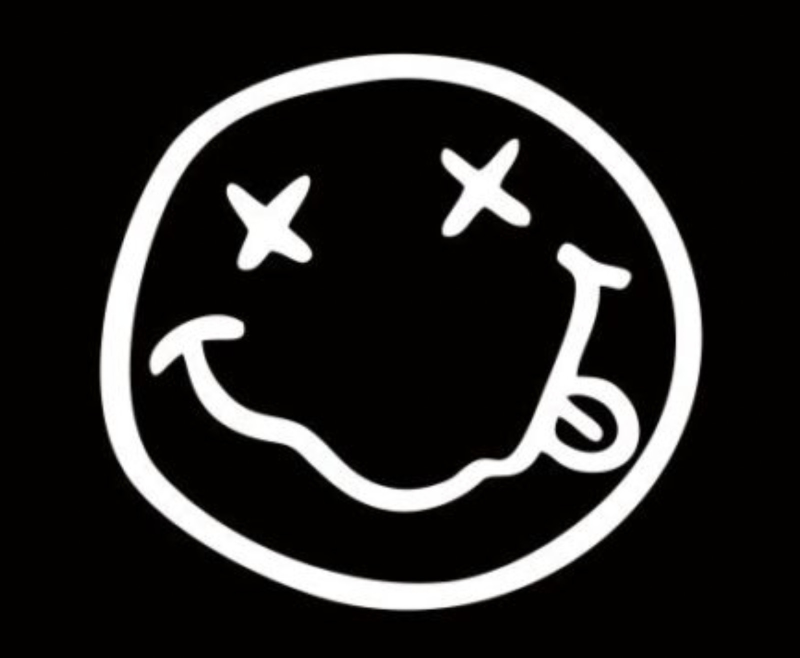 Nirvana Smiley Face Sticker Band Vinyl Die Cut Car Decal Sticker – FREE SHIP-