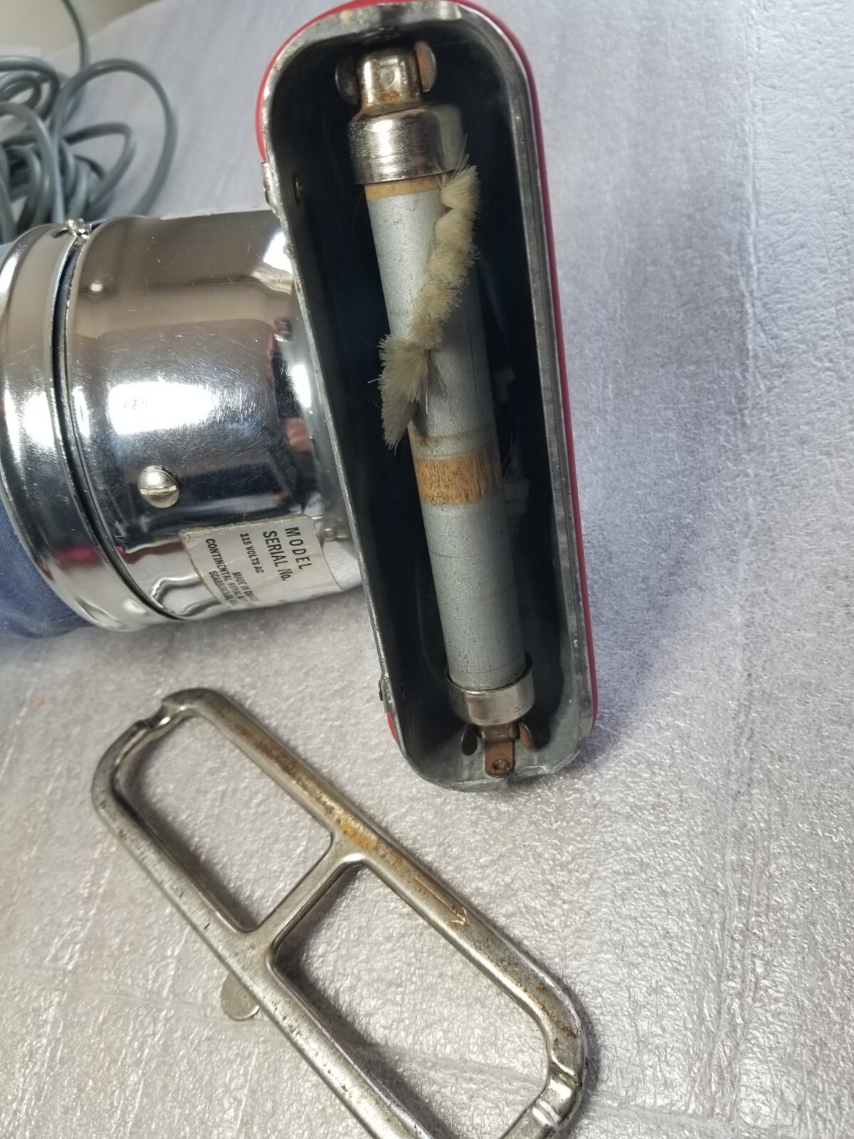 Vintage Royal Prince Model Hand Held Vacuum Tested NEED NEW BELT