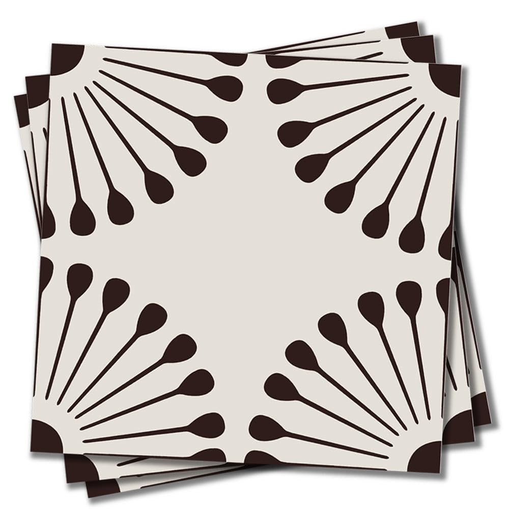 Peel & Stick Frosted Vinyl Tile Transfer Decal, 10pcs -Adhesive Tile Transfer…