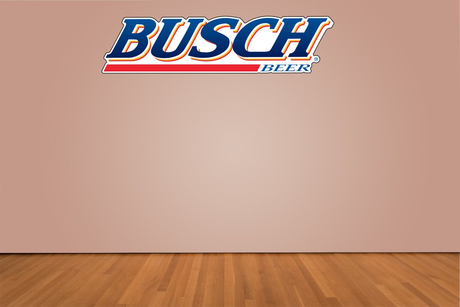 Busch Beer Logo Indoor Wall Vinyl Decal Sticker 5" – 52"