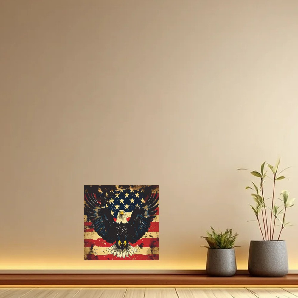 American Symbols Stickers Vinyl Self-adhesive Self-adhesive for Window Laptop UE