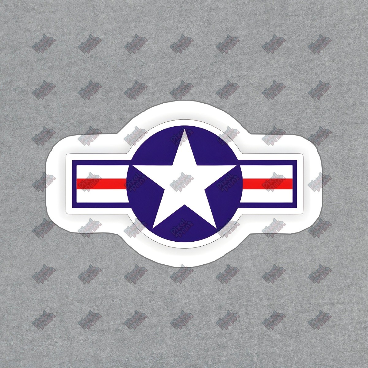 Vintage Air Force Star Vinyl Sticker Decal Military Decor, Laptop, #386361