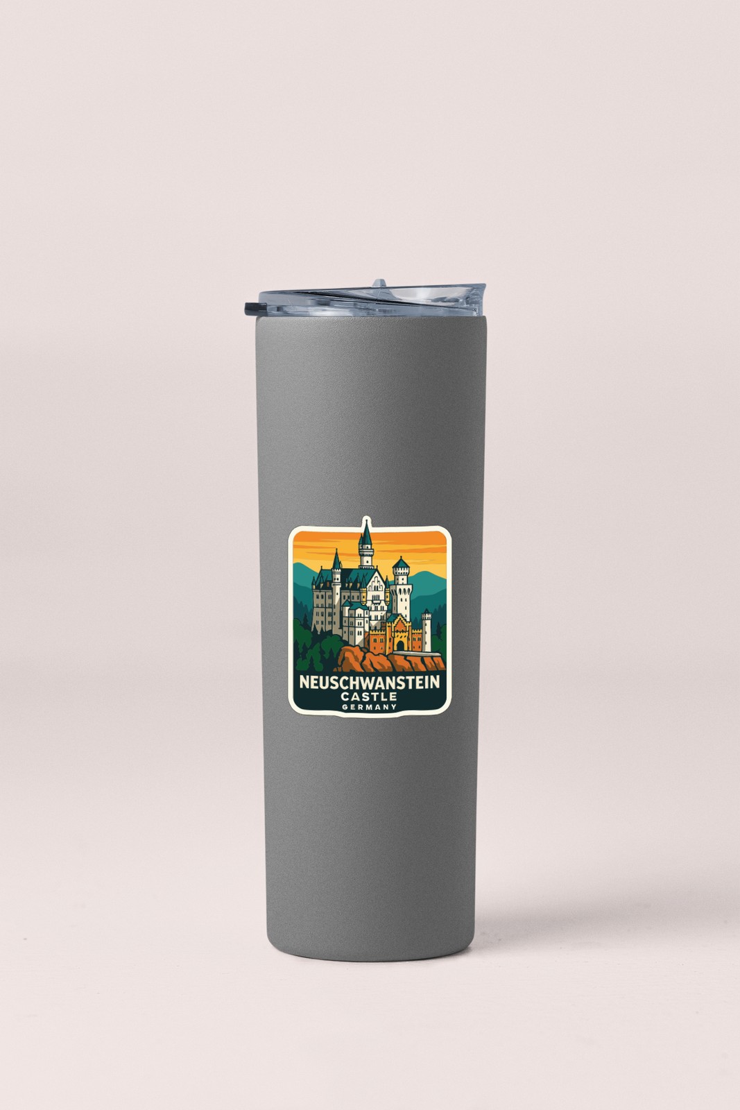 Neuschwanstein Castle Germany Sticker Decal Vinyl Die-Cut Symbolic Landmark