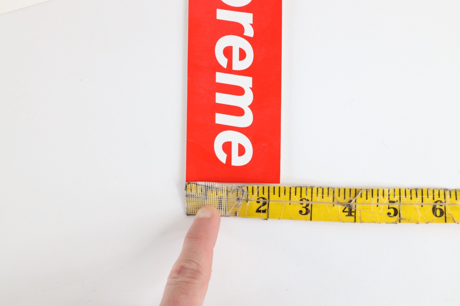 New Authentic Lot of 3 Supreme Box Logo Streetwear Bumper Stickers Stickers Red