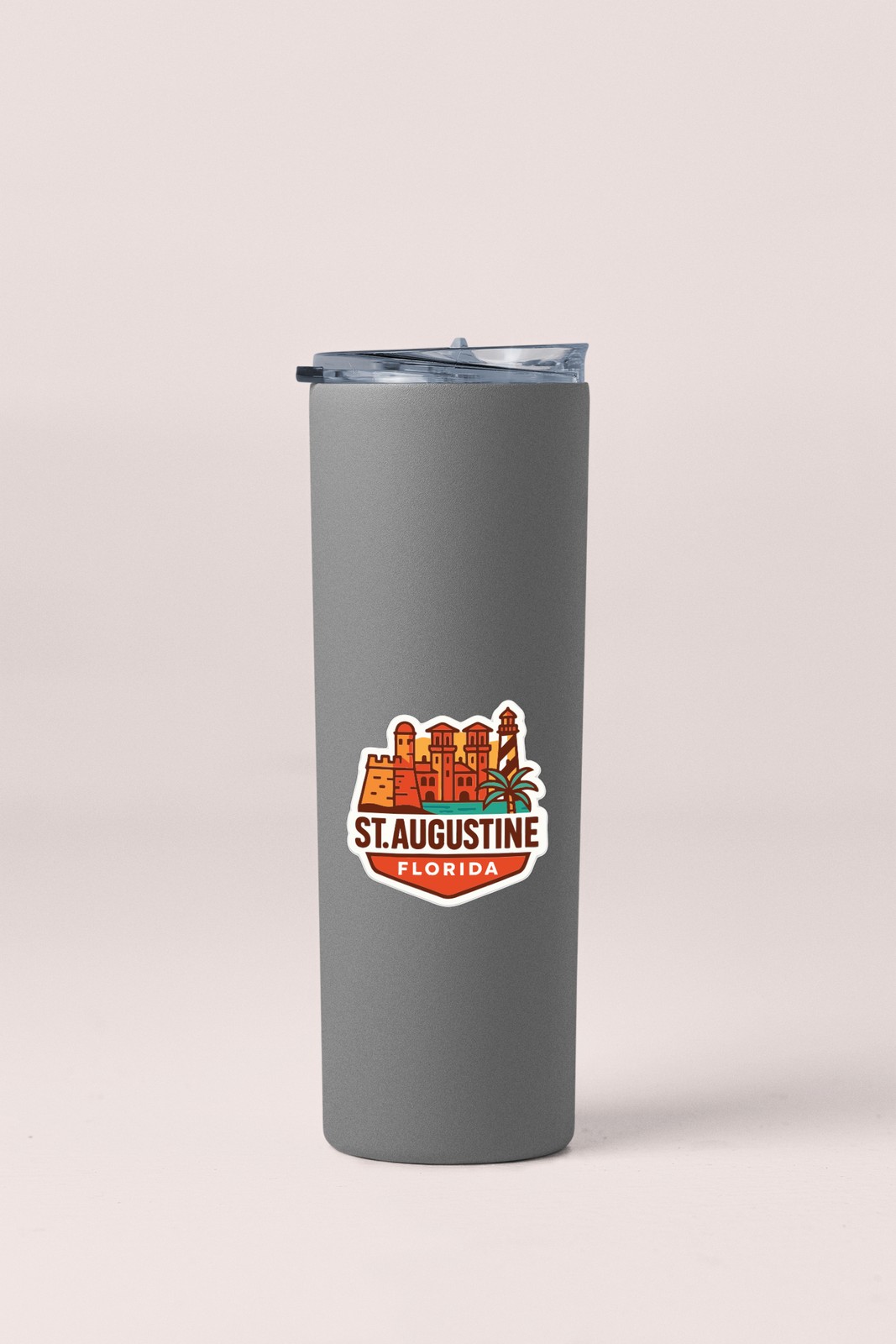 St Augustine Sticker Decal Vinyl Die-Cut City Skyline Landmark Design