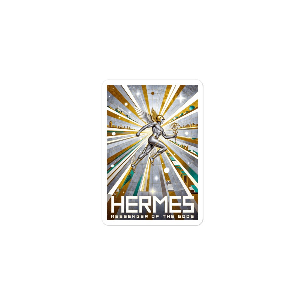 Hermes Messenger of the Gods Bubble-free stickers | Greek Mythology