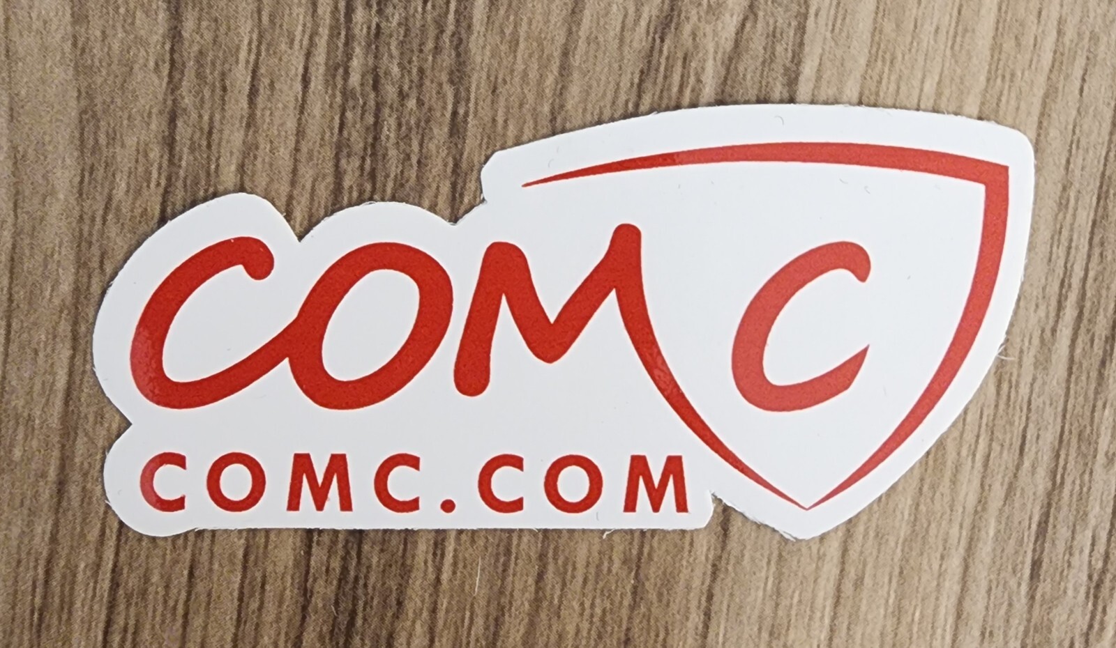COMC Small 3"x1.25" Logo Sticker Promo NEW Unused Check Out My Cards