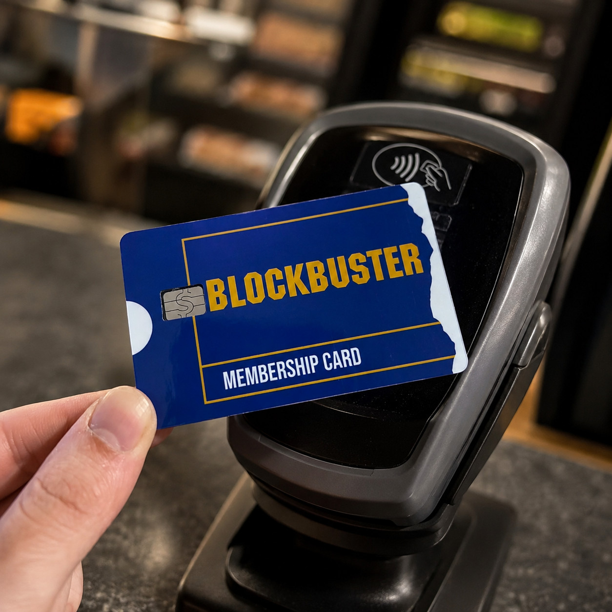 Blockbuster Credit Debit Card Skin Cover Sticker Chip Funny Decal – 2 Pack