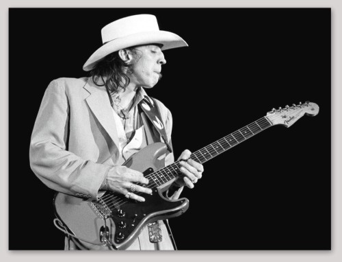 Stevie Ray Vaughan *NEW* Sticker Measures 4" x 3"