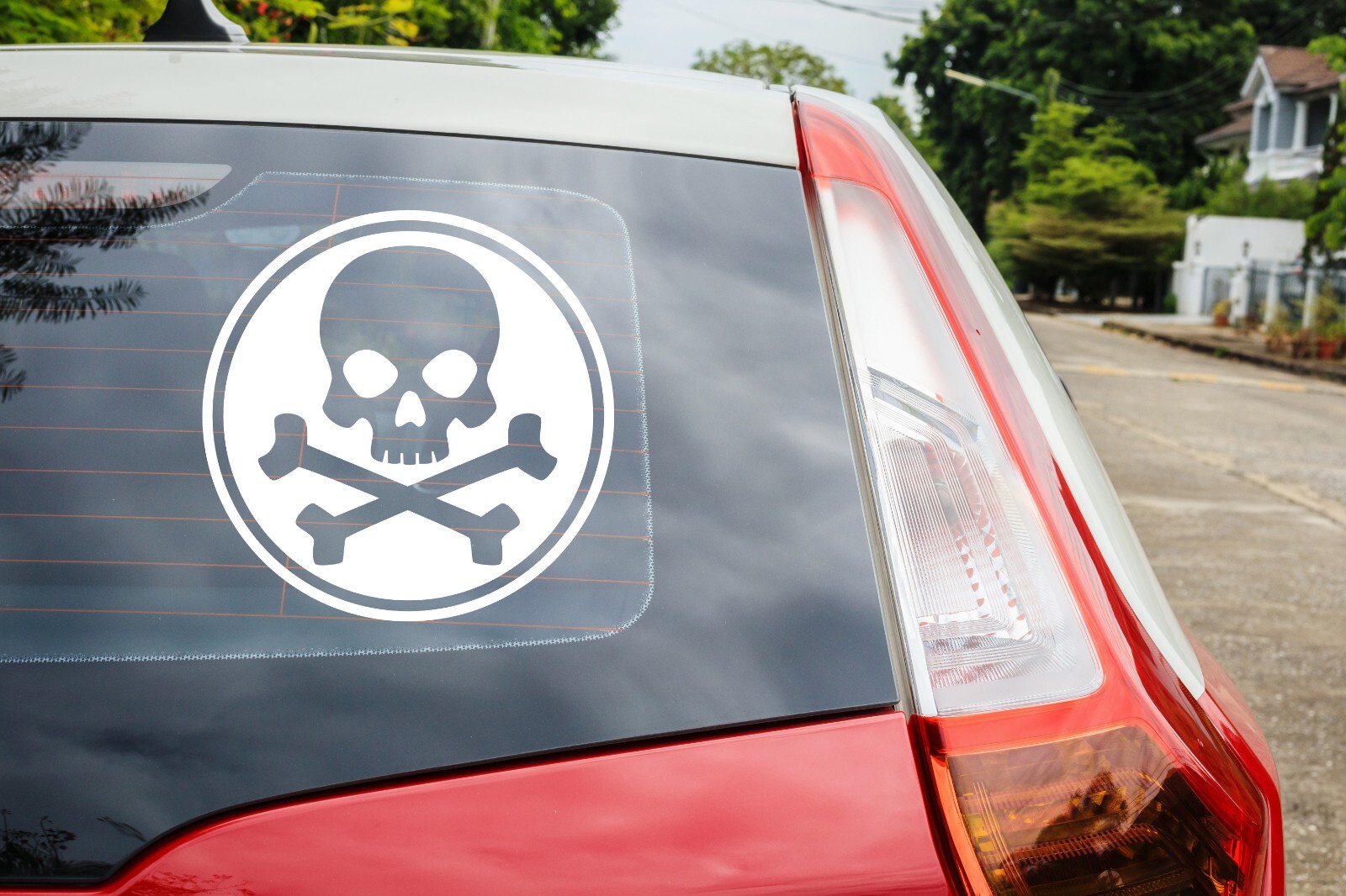 Jolly Roger Skull Vinyl Sticker Decal | Pirate Flag Symbol | Waterproof | 2–10"