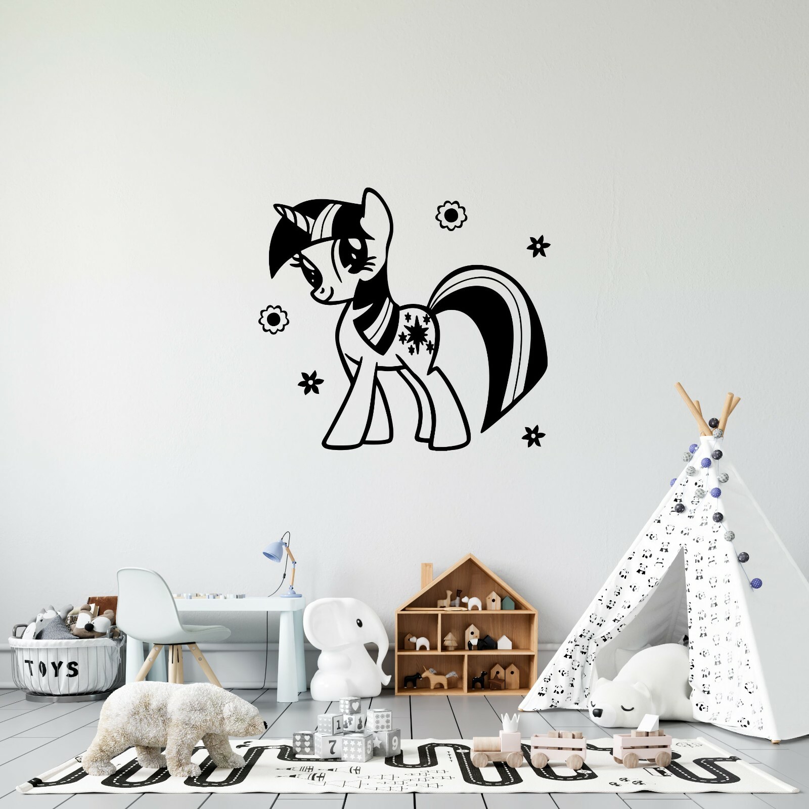 Cartoon Series My Little Pony Home Decor Twilight Sparkle Vinyl Wall Decal 18×20