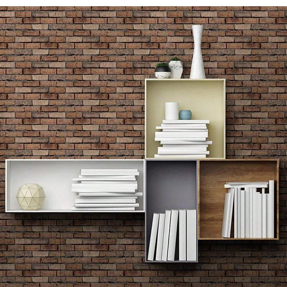 3D Wall Panels Peel and Stick – 10 Pack Brick Textured PVC Panels Self Adhesive