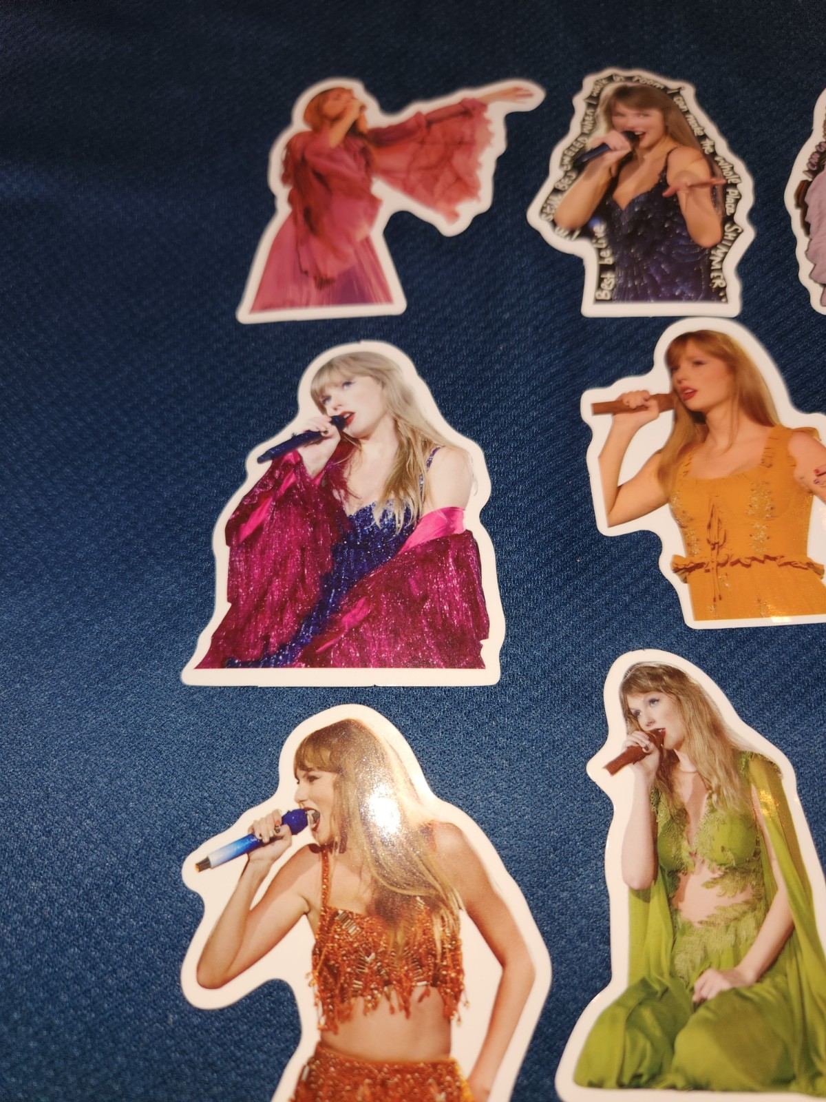 10 Taylor Swift Microphone Stickers, Swiftie, Laptop Stickers, Swiftie Decals