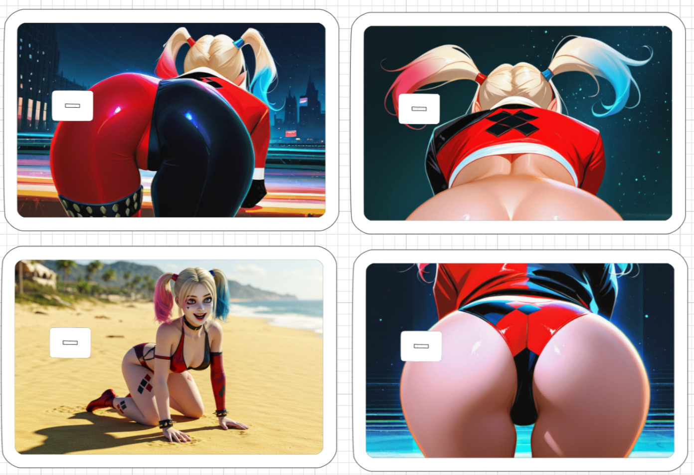 Harley Quinn ATM Debit Credit Card Skin Sticker DC Anime Cute Hot Sexy Bat Girl