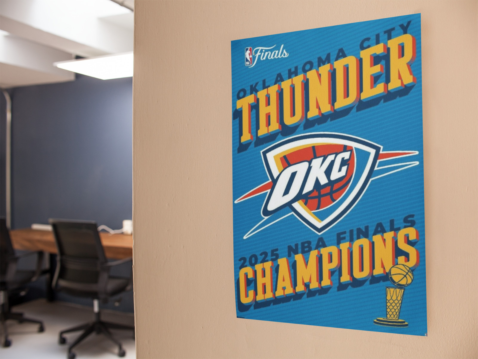 Basketball Champions Wall Vinyl Decal Graphic Poster Print Removable Adhesive