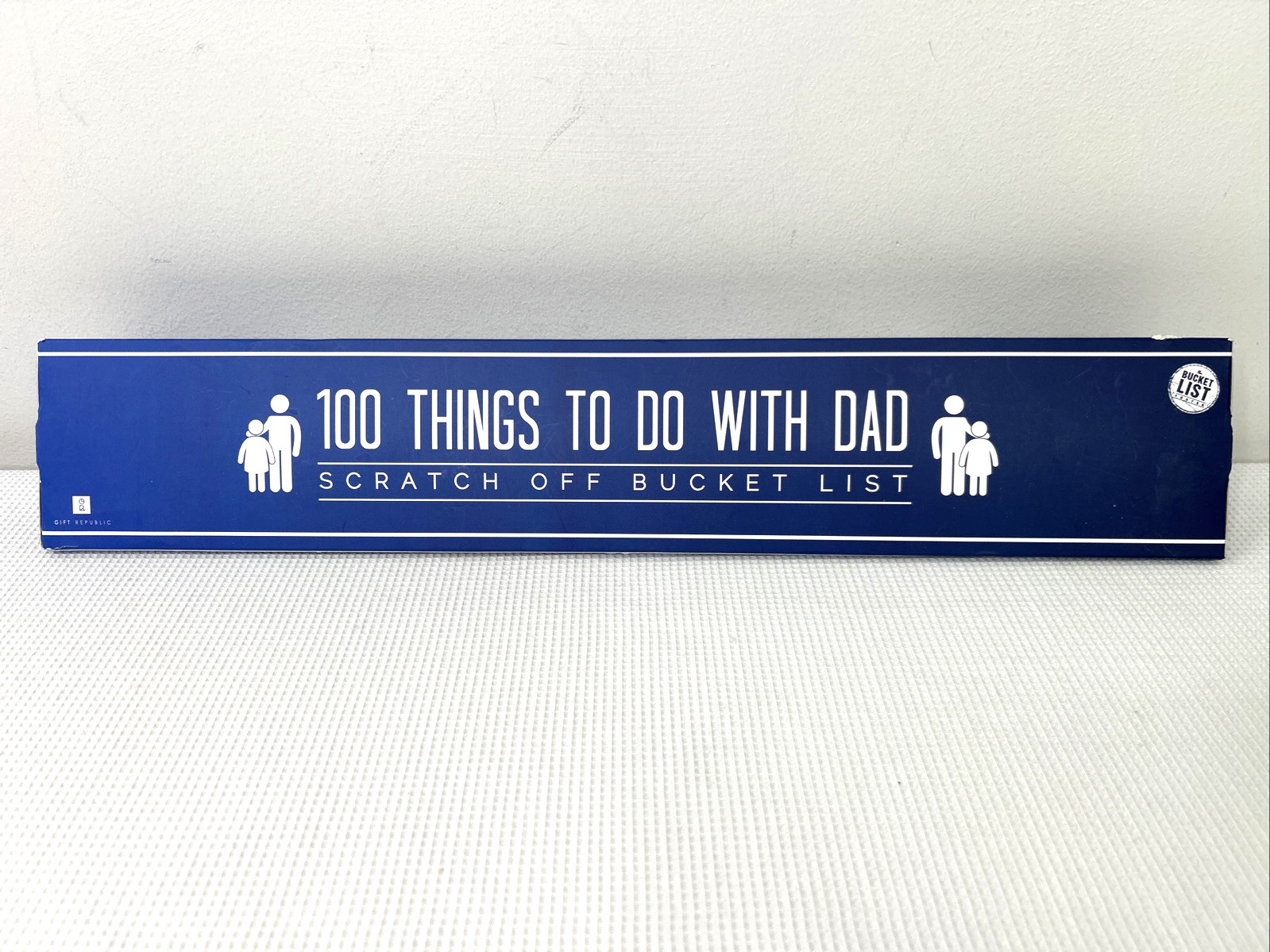 100 Things To Do With Dad Scratch Off Poster Checklist Fathers Day Gift NEW