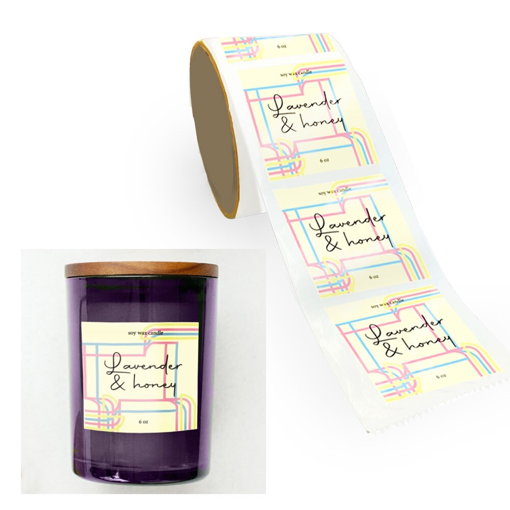Square / Rectangle Custom Printed Stickers Labels Full Color Stickers & Labels