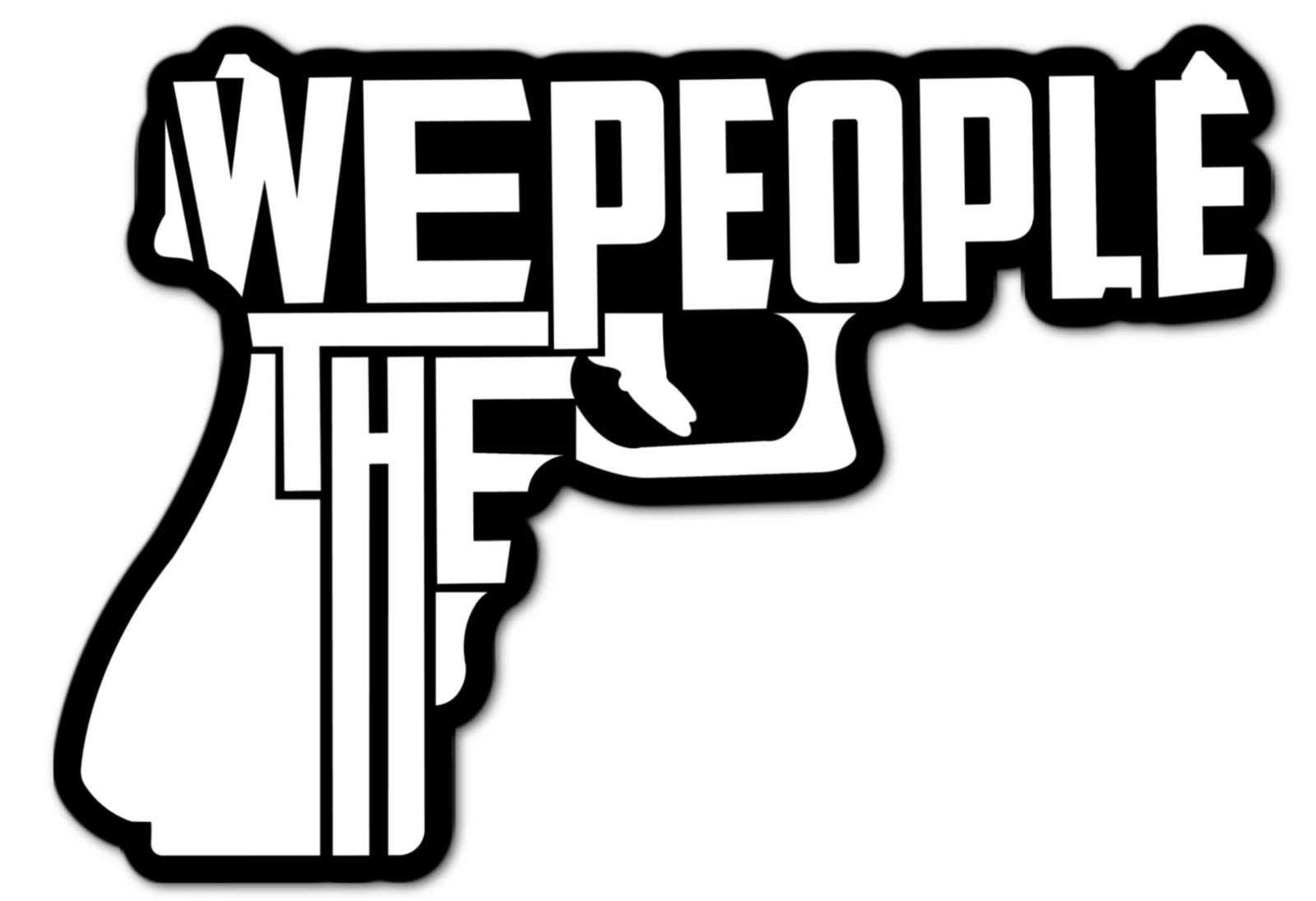 We the people Vinyl Die Cut Car Decal Sticker charlie kirk- FREE SHIP!!