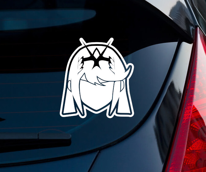 Mythra Xenoblade Chronicles Smash In/Outdoor Matte White Vinyl Decal 5.6"x5.2"