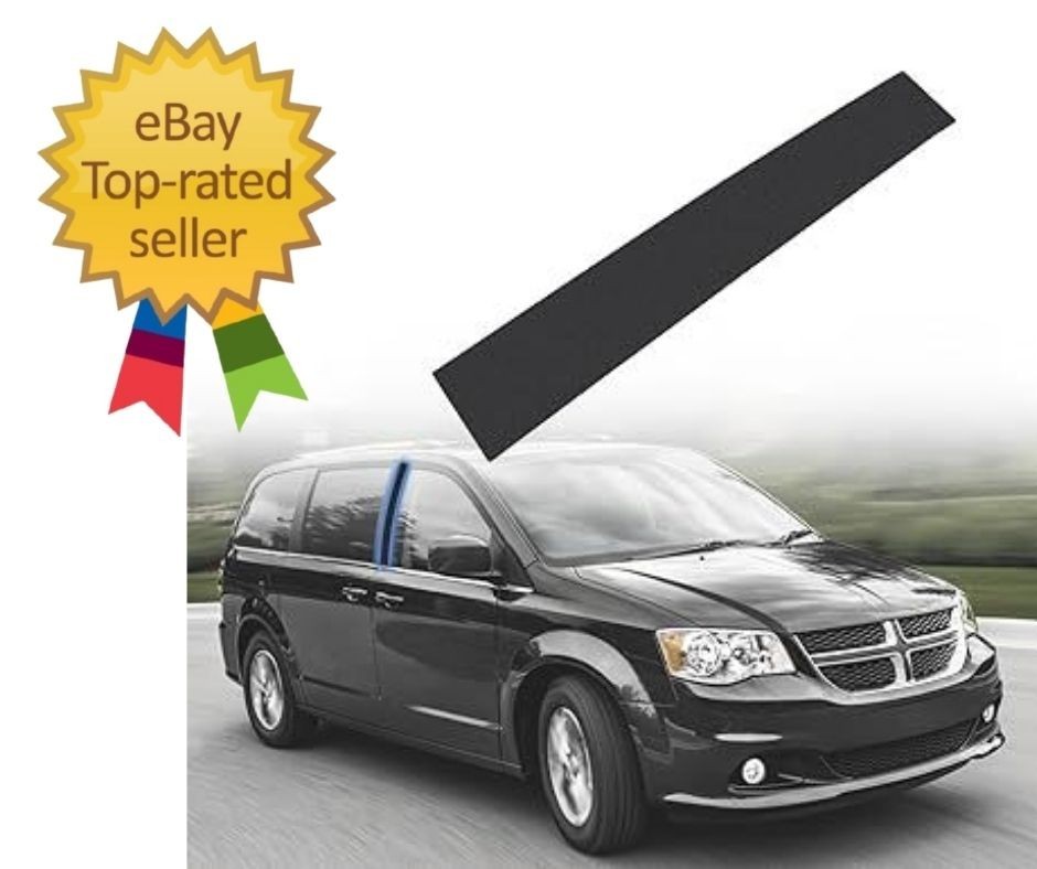 B-Pillar Side Molding Windshield Door Outer Trim Right for Chrysler Town Country