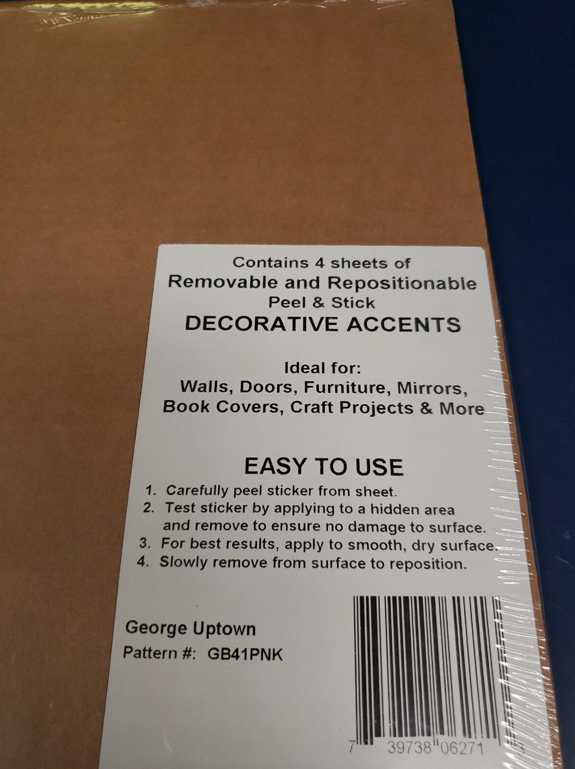 George Uptown Peel & Stick Decorative Accents 11-Inch x 11-Inch Spheres Pink