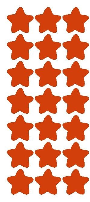 1-1/4" Red Star Stickers Wedding Envelope Seals School Arts & Crafts