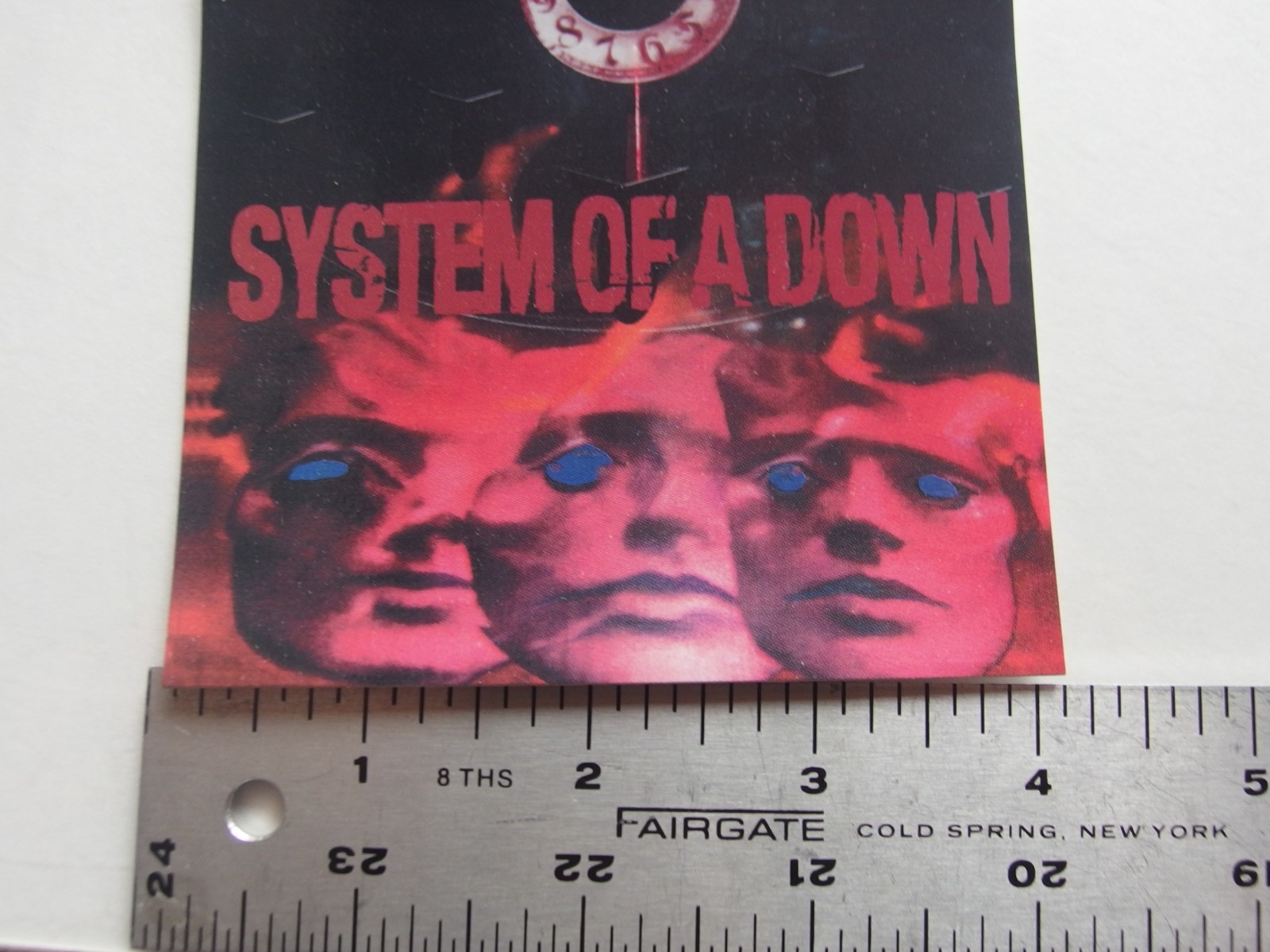 System of a Down Sticker Painted Faces SOAD C&D Visionary 4×4"