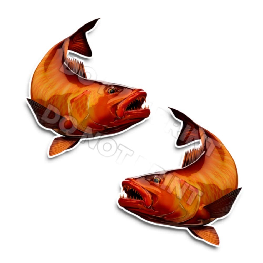 Cubera Snapper Decals Fish Stickers Tackle Box RV Truck Trailer Camping AFP-0174