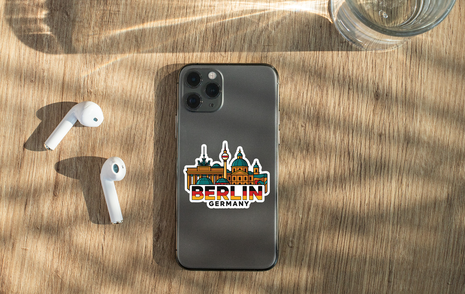 Berlin Sticker Decal Vinyl Die-Cut City Skyline Landmark Design