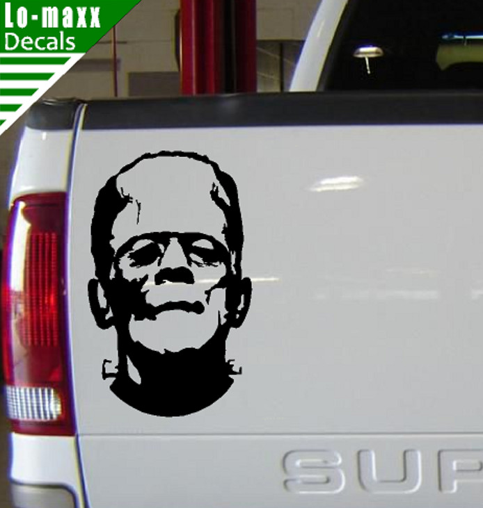 Frankenstein Monster Spooky Cool Car Window High Quality Die Cut Vinyl Decal