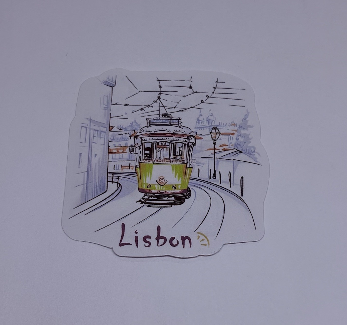 Lisbon Tram 28 Trolley Sticker City Travel Art Decal Vinyl Country Souvenir Tc9