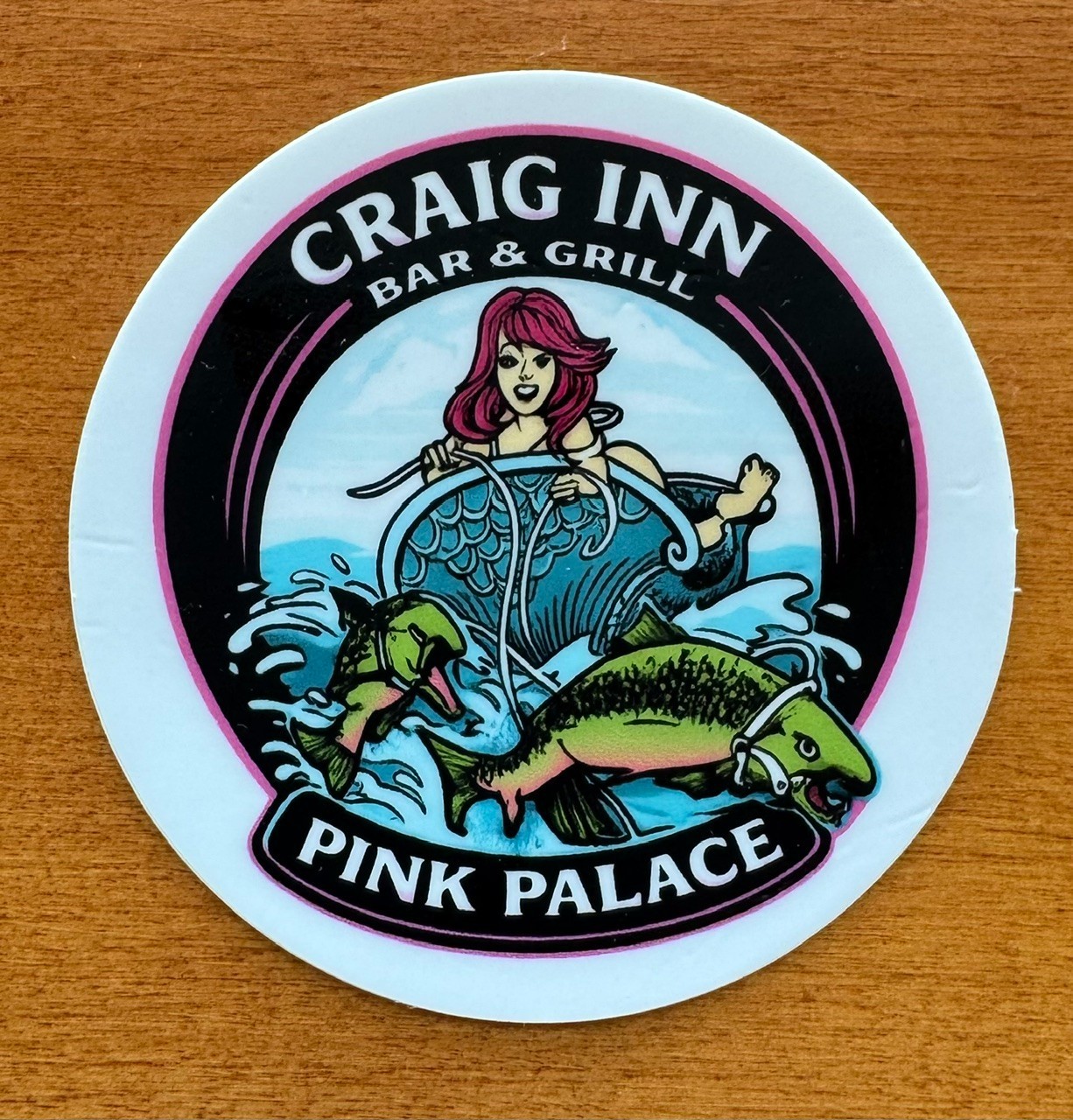 CRAIG INN BAR & GRILL PINK PALACE Salmon Mermaid Prince of Wales Island Alaska