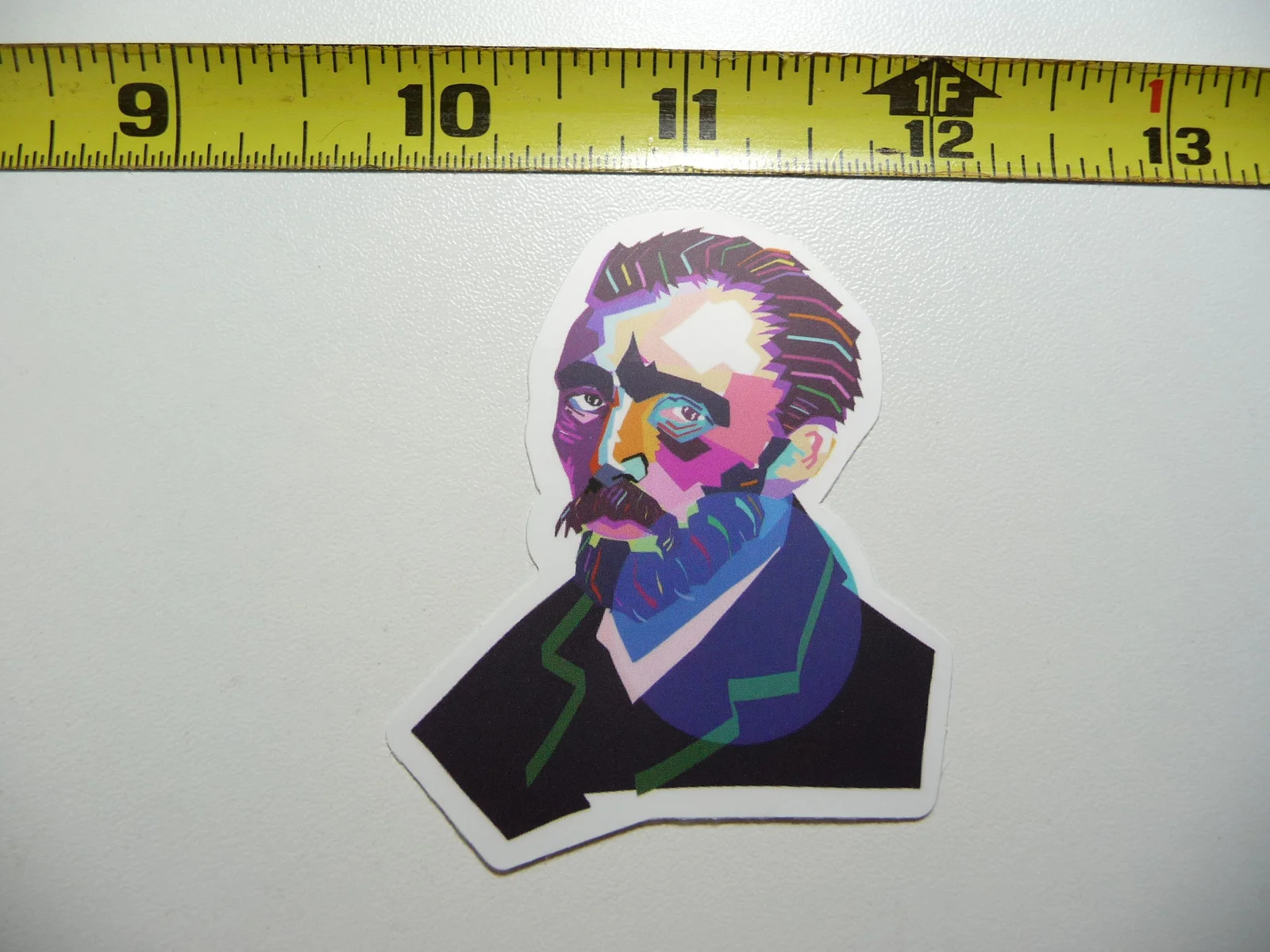 VINCENT VAN GOGH SUIT PORTRAIT SMALL STICKER DECAL CLASSIC ARTIST PAINTER