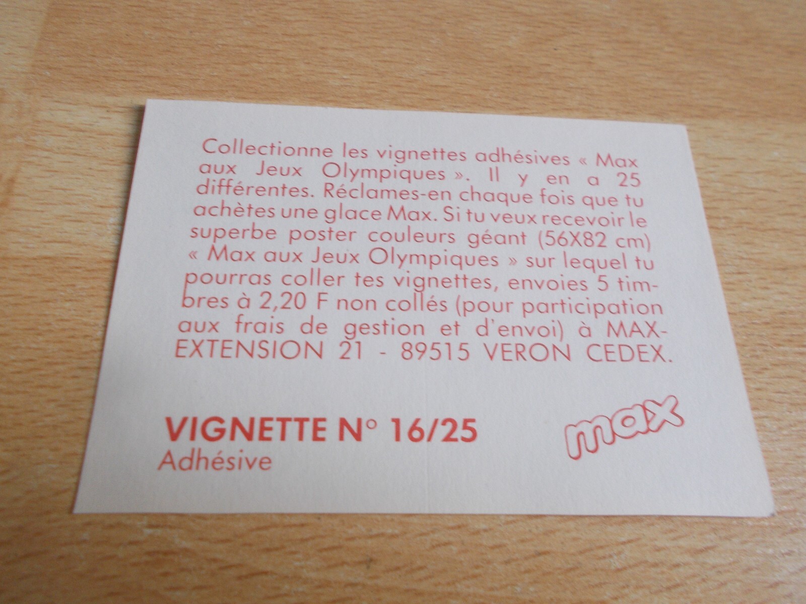 Sticker Glaces Motta – Max Aux Games Olympics – Swimming