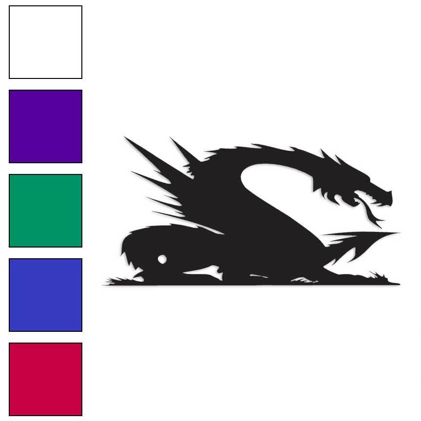 Dragon Spike Tribal, Vinyl Decal Sticker, Multiple Colors & Sizes #232