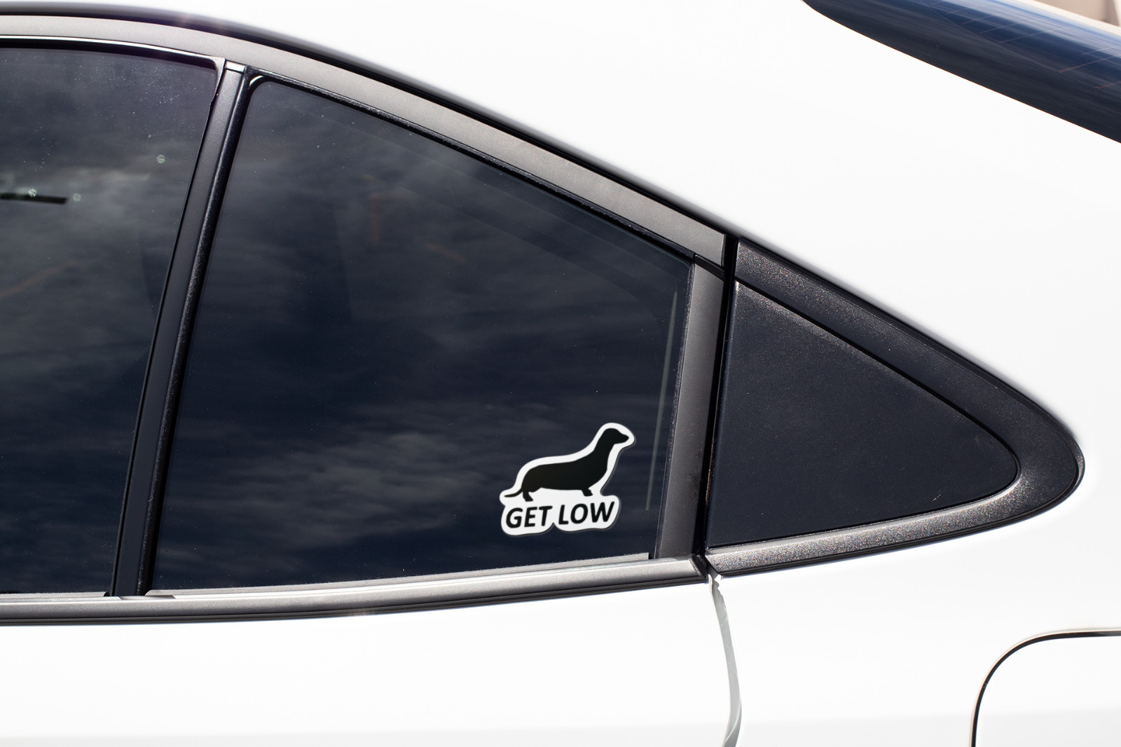 Get Low Dachshund 4.5 inch Decal – Sticker Graphic – Auto, Wall, Laptop – PS761