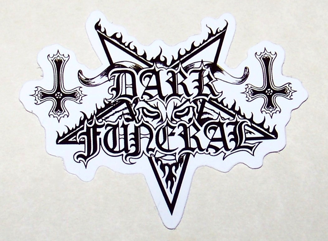 DARK ANGEL – Logo Die Cut Sticker Decal Music Rock Death Metal Dark Funeral