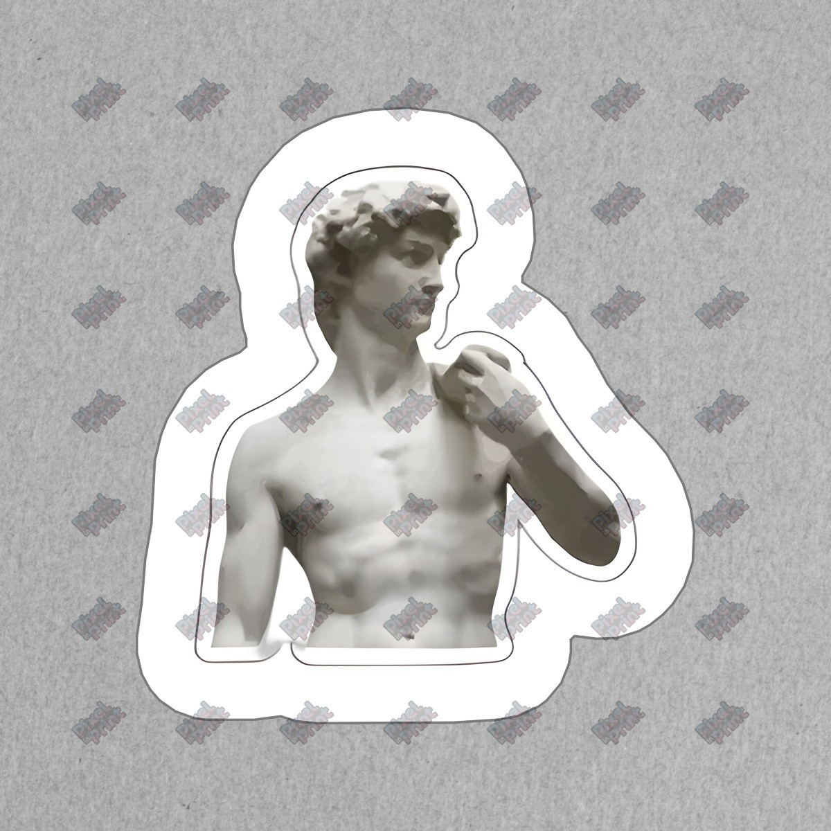 Classic David Statue Vinyl Sticker Art Decal for Home, Laptop, Water #537891