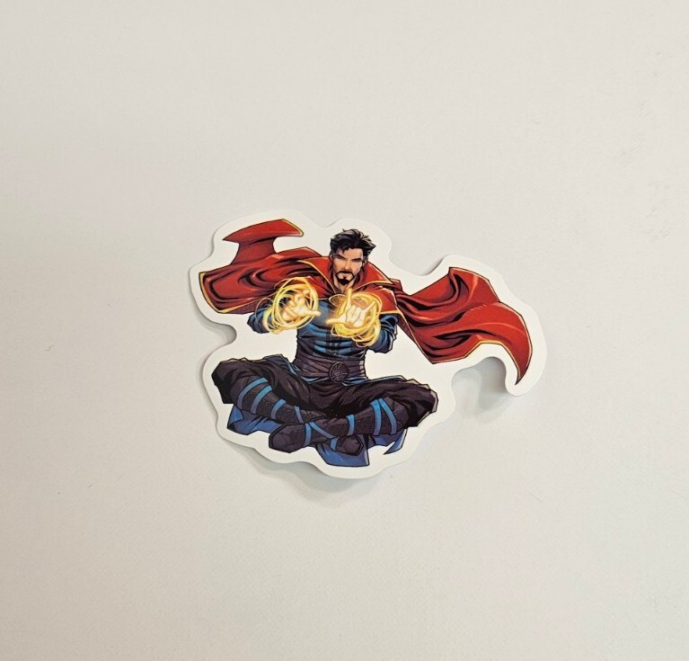 Dr. Strange Laptop Sticker / Marvel Movie Character Skateboard Decal
