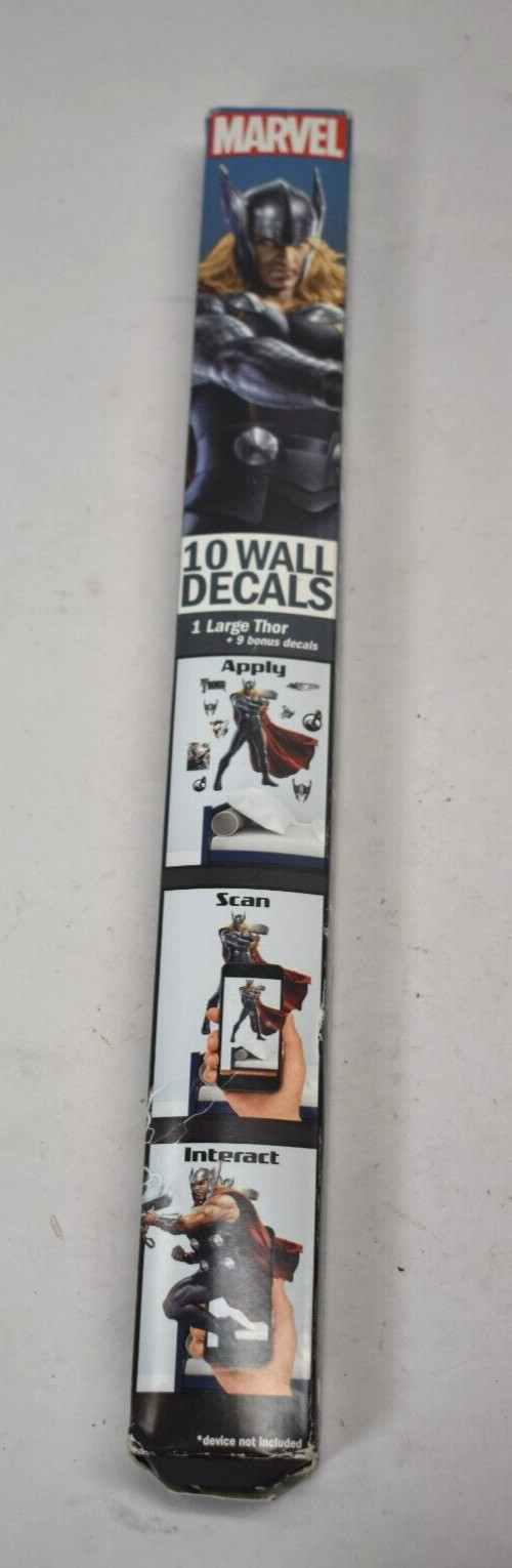 Decalcomania Marvel 10 Piece Thor Wall Decals w 3D Augmented Reality Interaction