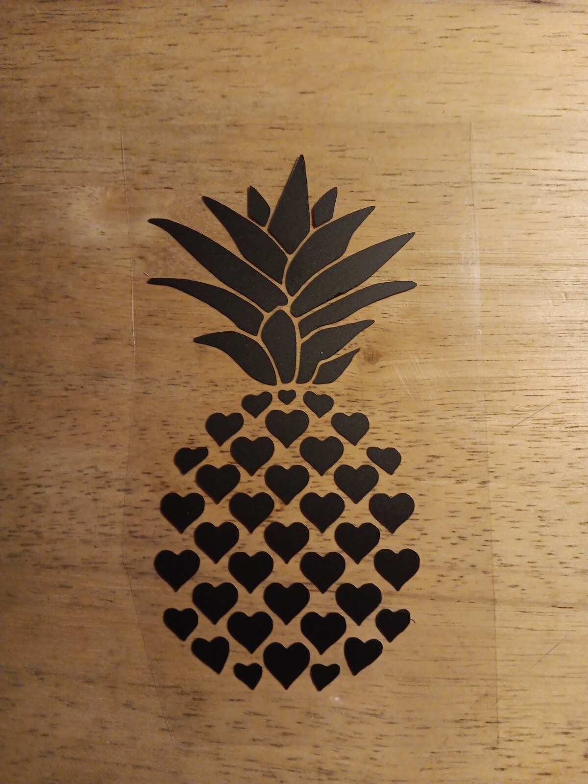 Pineapple Hearts Decal