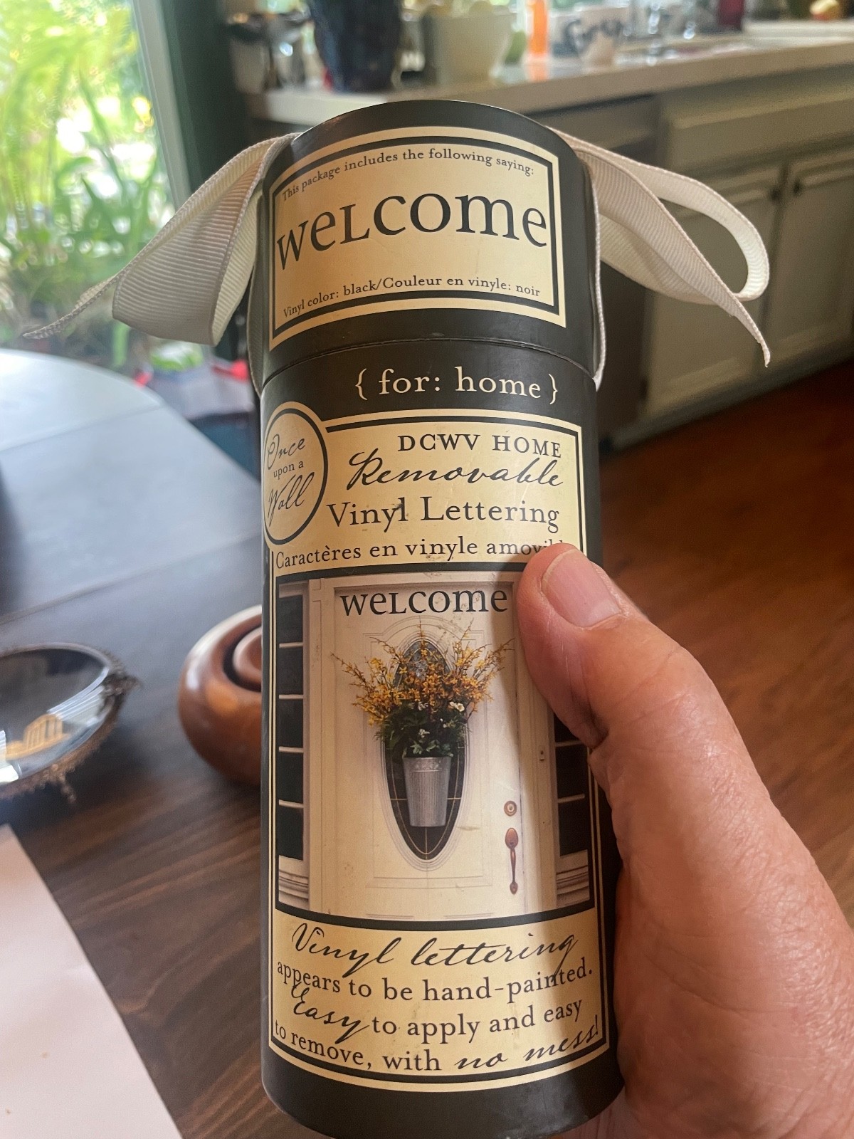 DCWV Home Removable Vinyl Lettering -WELCOME
