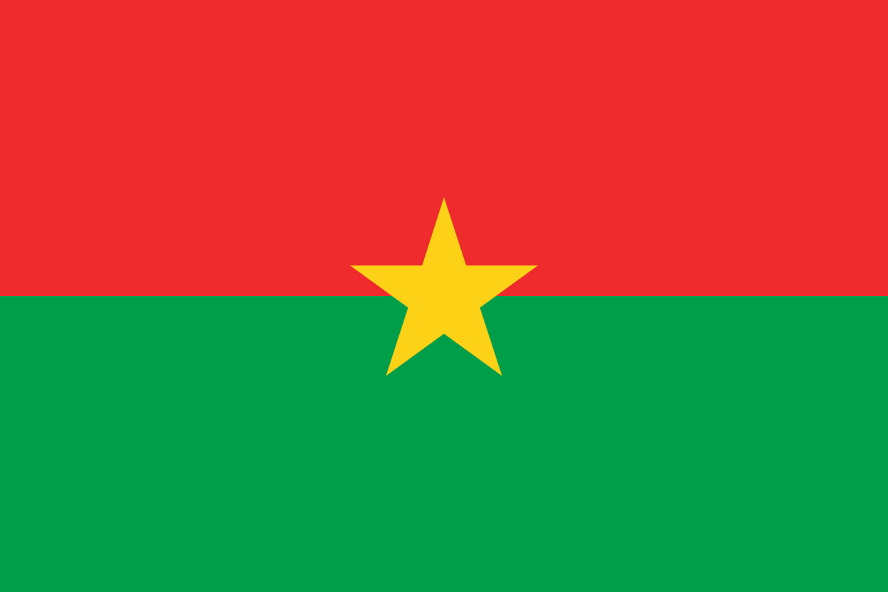 Burkina Faso Country Flag Vinyl Decal Sticker Car Truck Bumper Laptop Mug