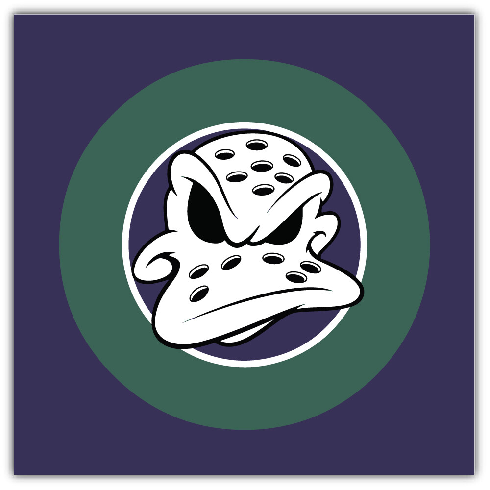 Anaheim Mighty Ducks NHL Hockey Logo Car Bumper Sticker Decal "SIZES"