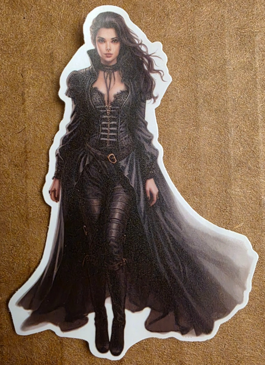 Halloween Sticker Girl Witch Vampire Ghost Gothic Steampunk Punk Emo Anime Manga