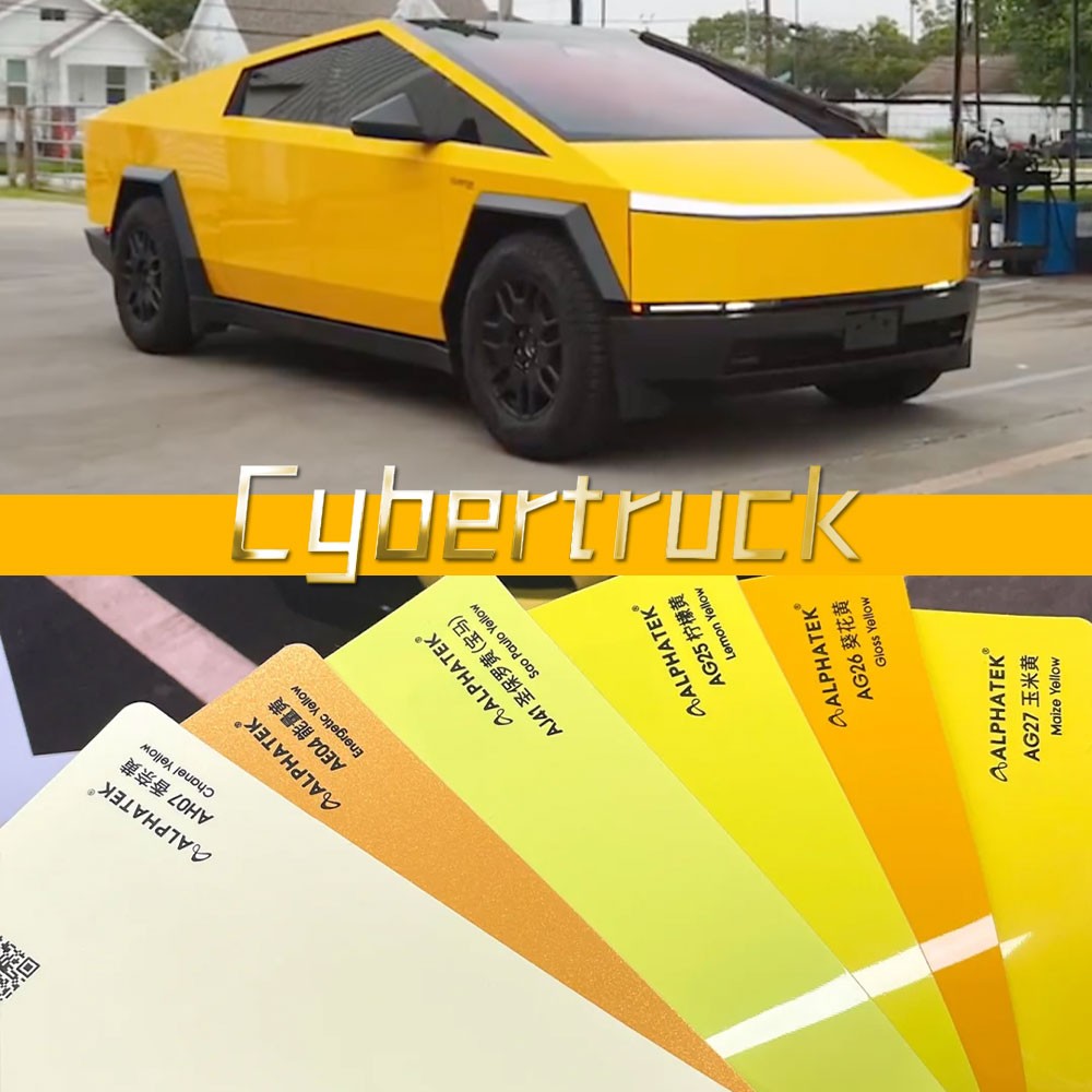 For Tesla Cybertruck PreCut Paint Protection Film PPF Kit Wrap Color Multi-color