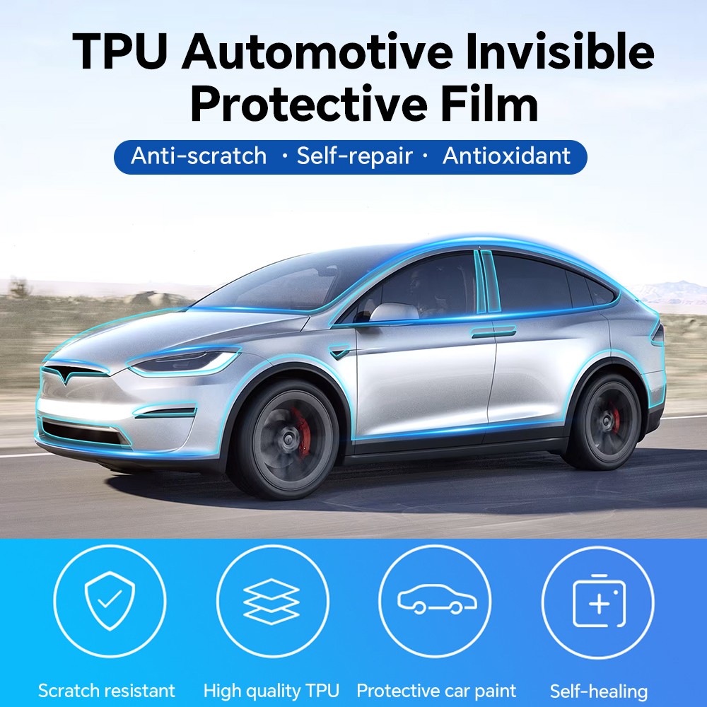 Tesla Model X 2022-2025 Full Car Precut Kit Paint Protection Film Clear PPF TPU